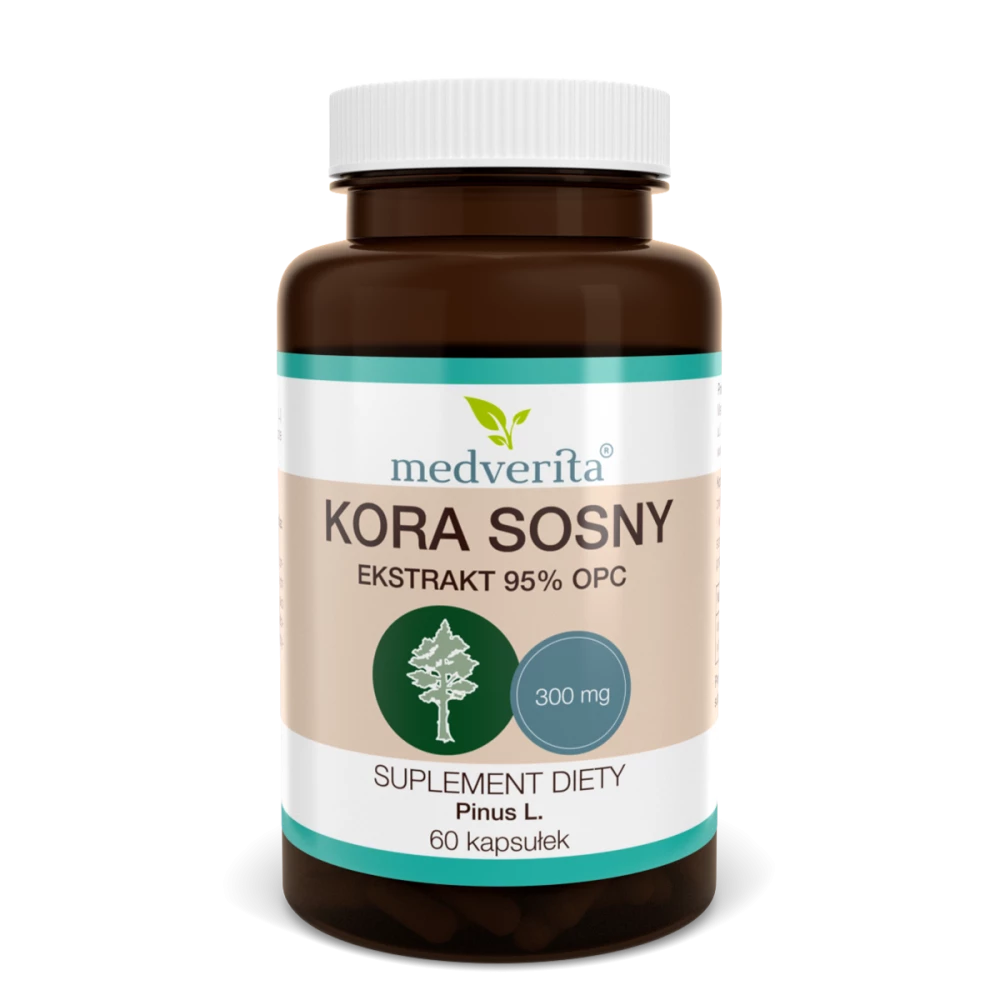 Medverita - Kora sosny ekstrakt 95% OPC - 60 kapsułek